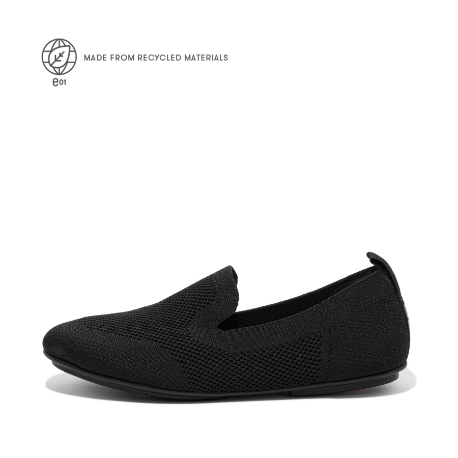 Fitflop ALLEGRO e01 Multi-Knit Loafers All Black