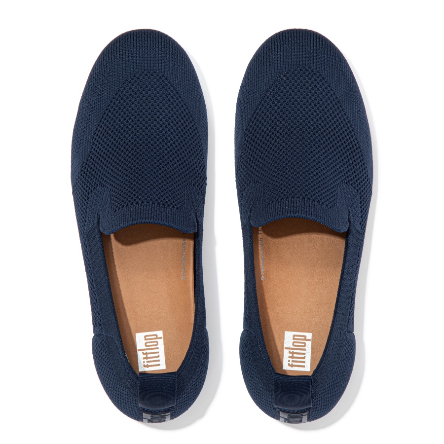 Fitflop ALLEGRO e01 Multi-Knit Loafers Midnight Navy