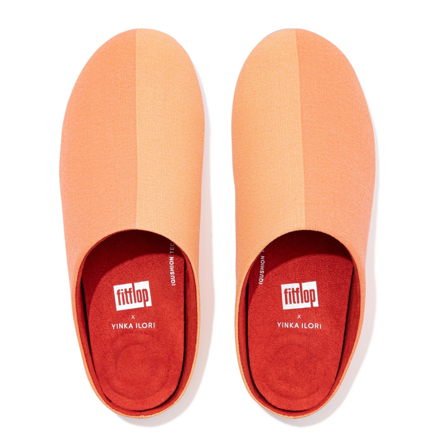 Fitflop CHRISSIE X YINKA ILORI Canvas Slippers Apricot-Sunburst