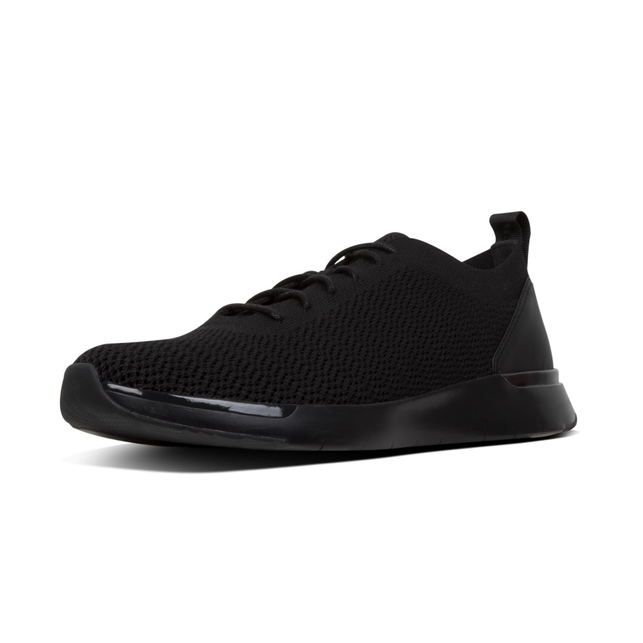 Fitflop FLEXKNIT Mens Sneakers All Black