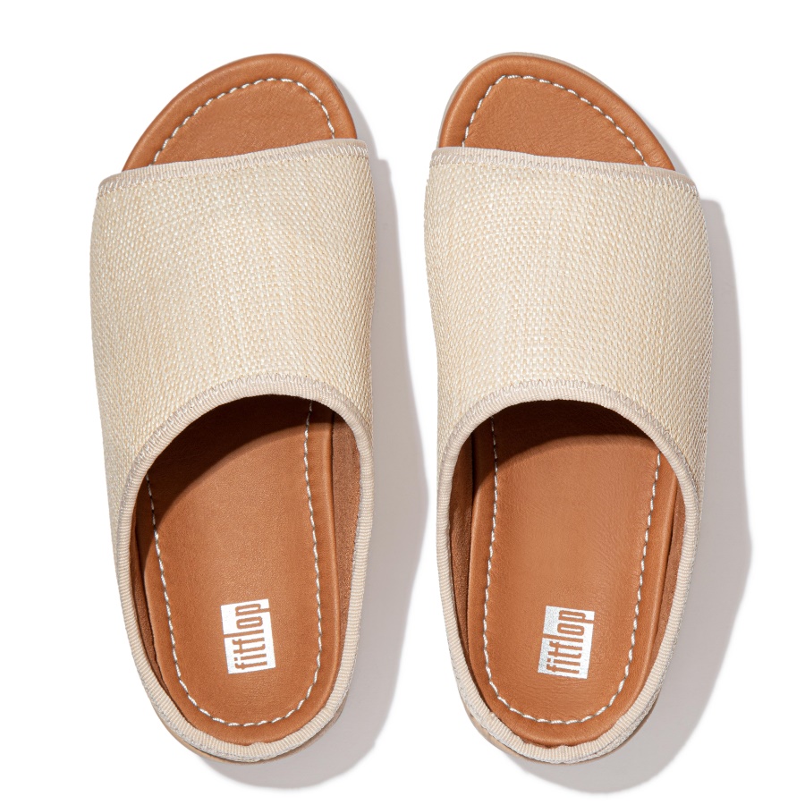 Fitflop IMOGEN Woven Slides Straw