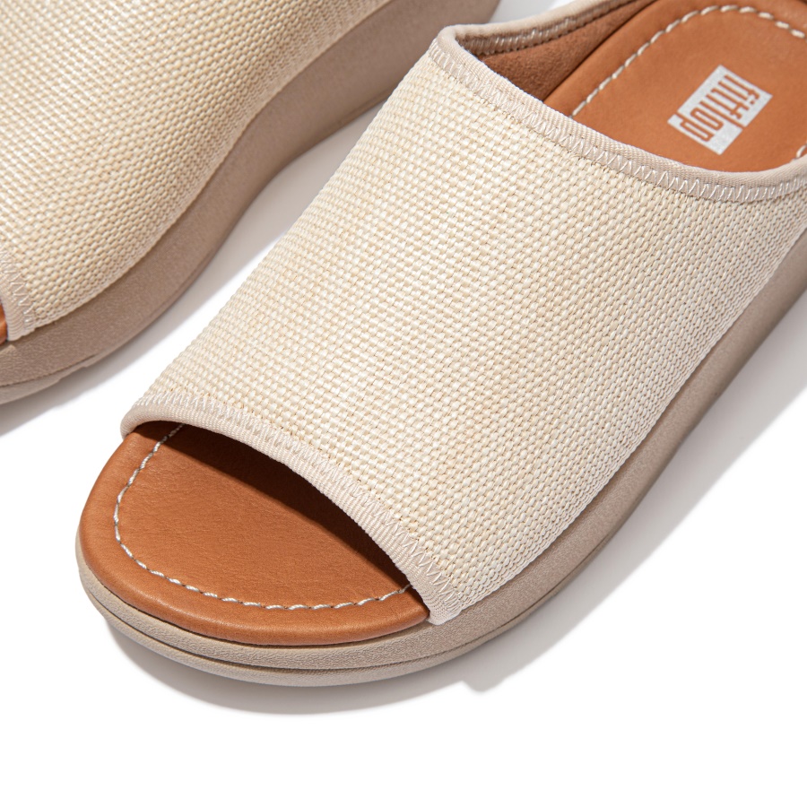 Fitflop IMOGEN Woven Slides Straw