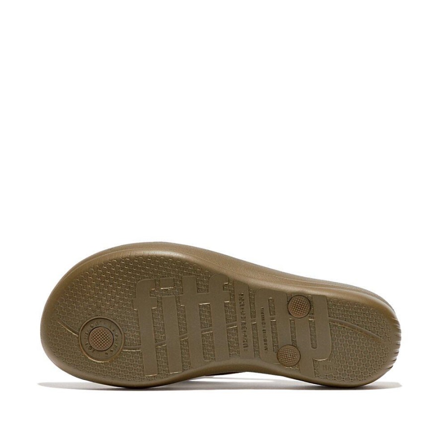 Fitflop IQUSHION Ergonomic Flip-Flops Mossy