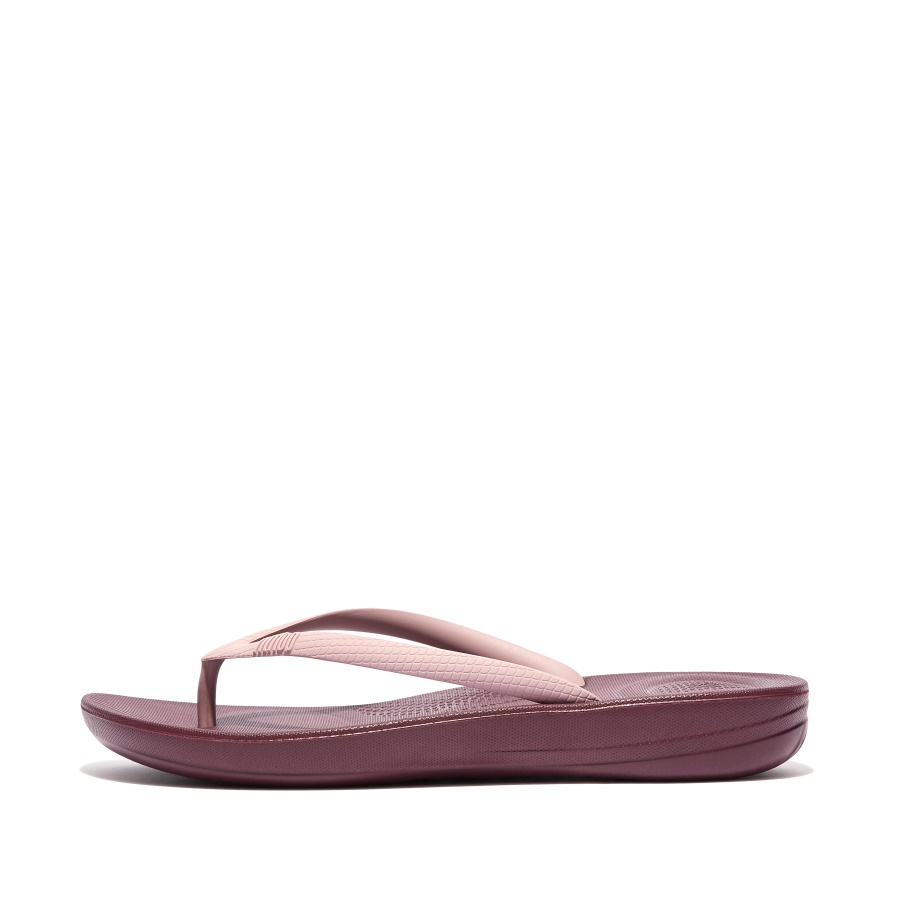 Fitflop IQUSHION Ergonomic Flip-Flops Pink Sky Plum