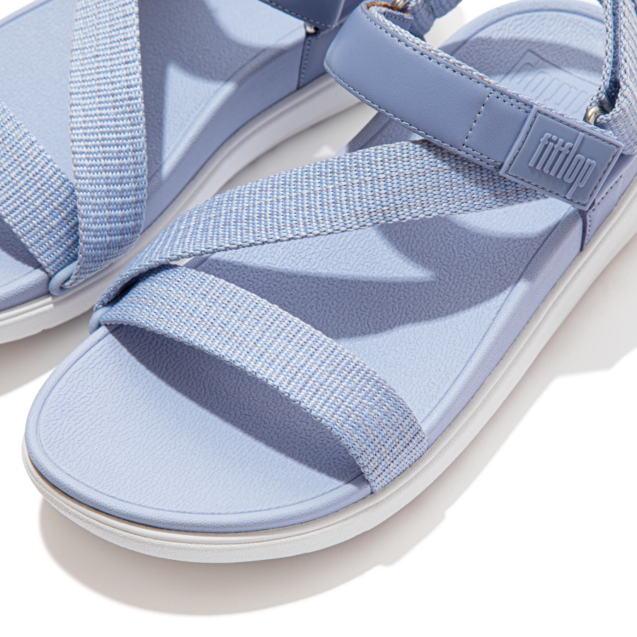 Fitflop LOOSH Webbing Z-Strap Sandals Wild Lavender