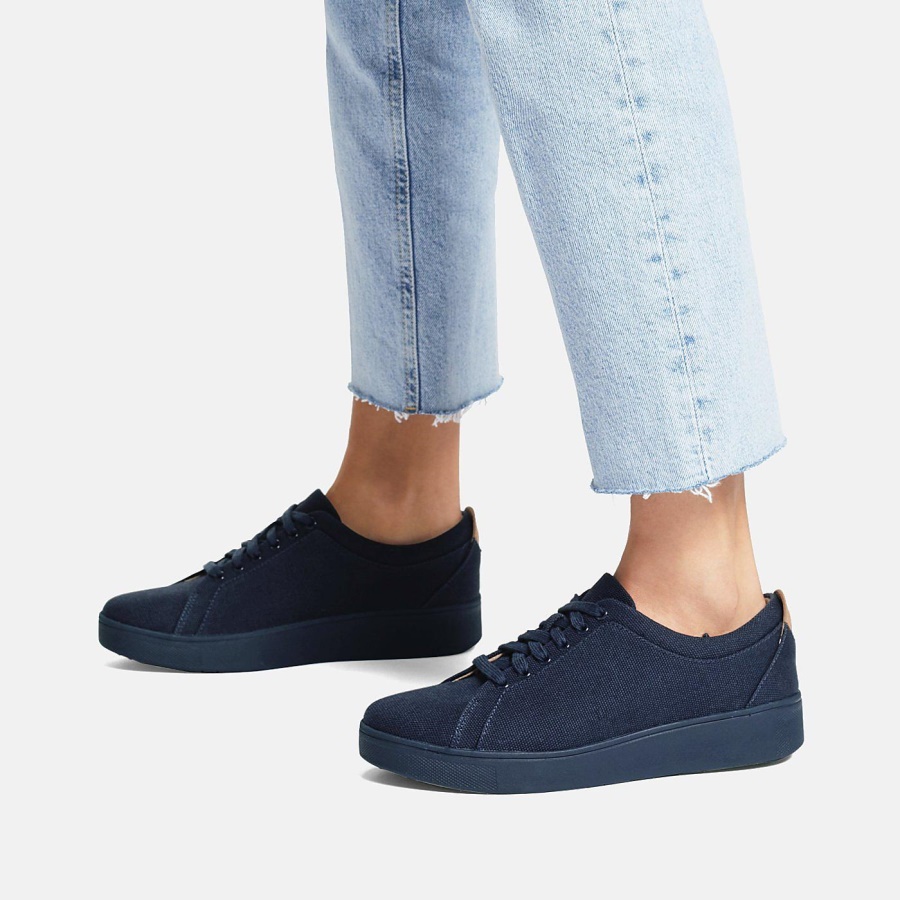 Fitflop RALLY Canvas Sneakers Midnight Navy