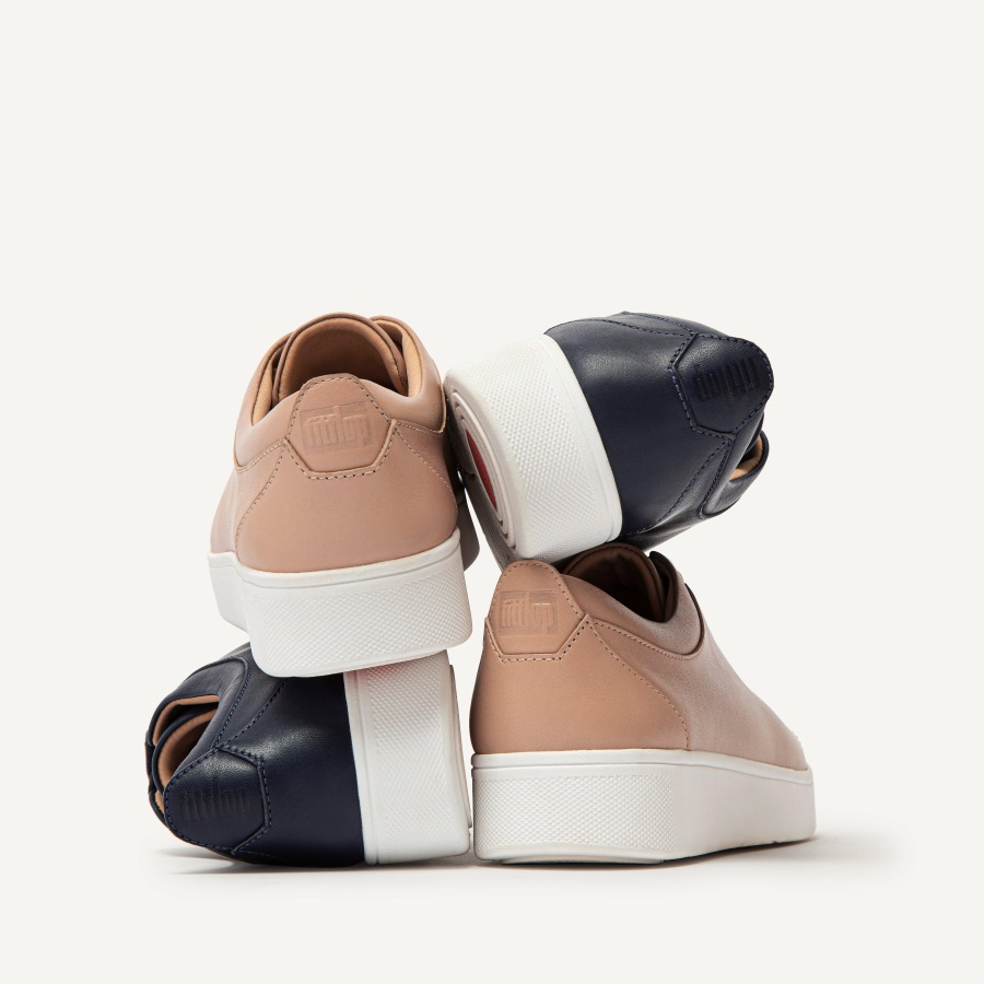 Fitflop RALLY Leather Sneakers Midnight Navy