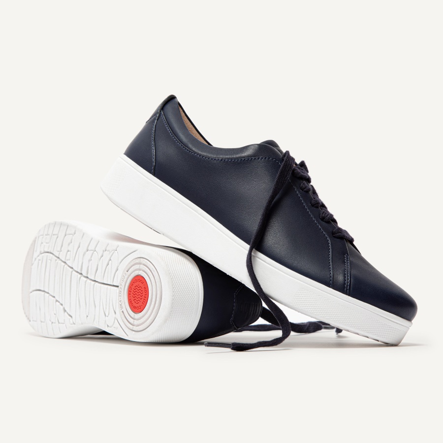 Fitflop RALLY Leather Sneakers Midnight Navy