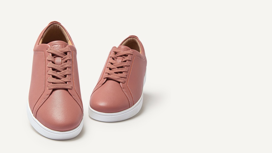 Fitflop RALLY Leather Sneakers Warm Rose