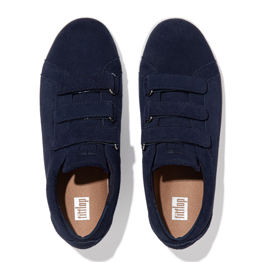 Fitflop RALLY Strap Suede Sneakers Midnight Navy