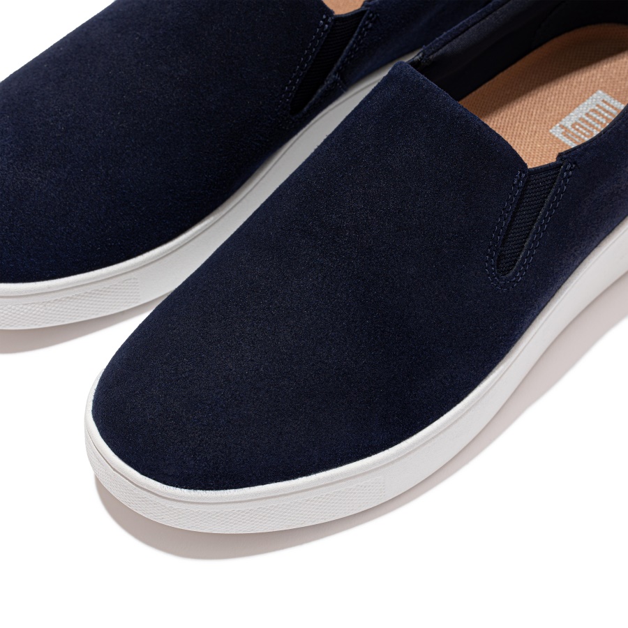 Fitflop RALLY Suede Skate Sneakers Midnight Navy