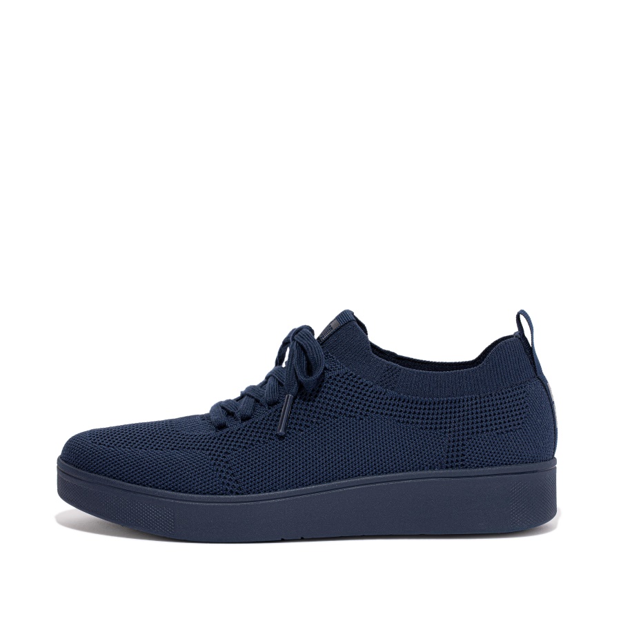 Fitflop RALLY Water-Resistant Knit Sneakers Midnight Navy