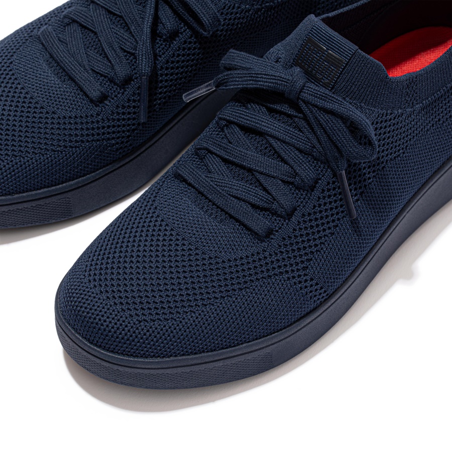 Fitflop RALLY Water-Resistant Knit Sneakers Midnight Navy