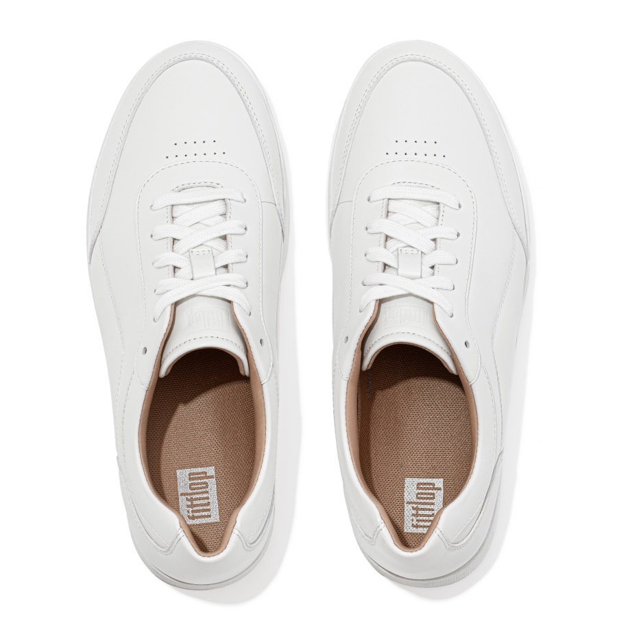 Fitflop RALLY X Leather Sneakers Urban White