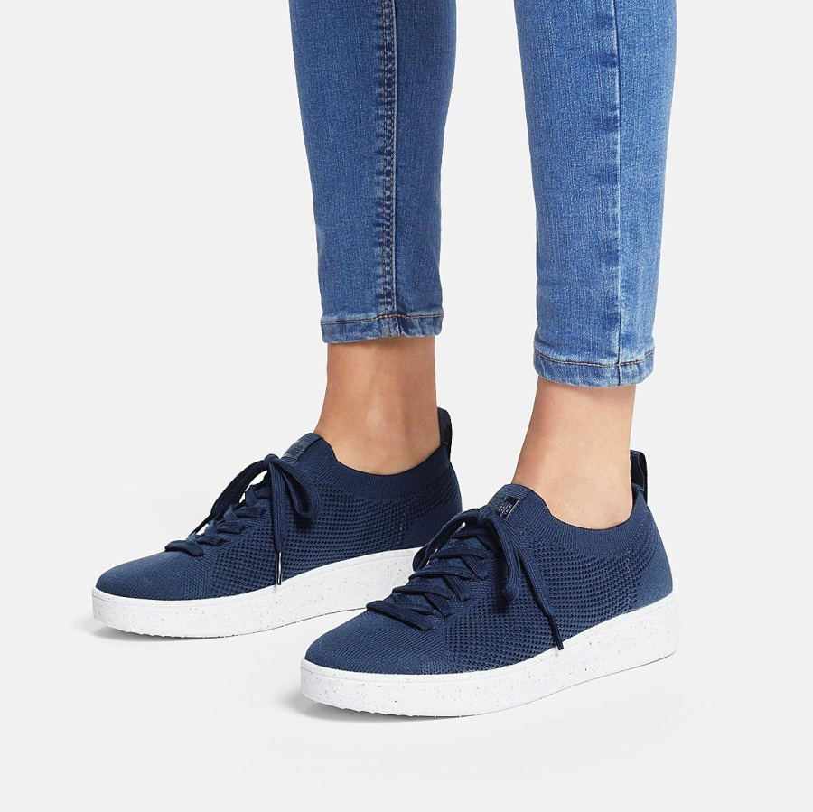 Fitflop RALLY e01 Multi-Knit Sneakers Midnight Navy