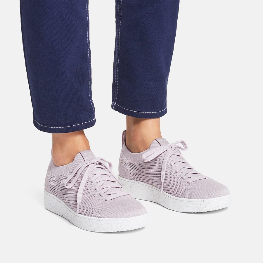 Fitflop RALLY e01 Multi-Knit Sneakers Soft Lilac