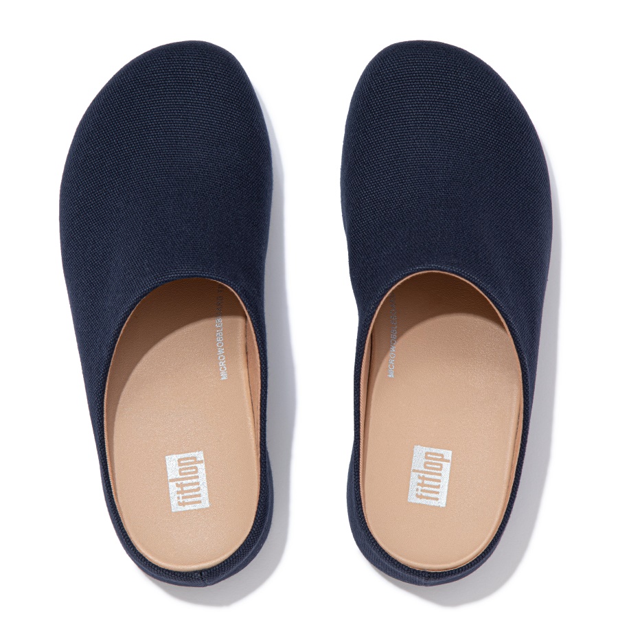 Fitflop SHUV Canvas Clogs Midnight Navy