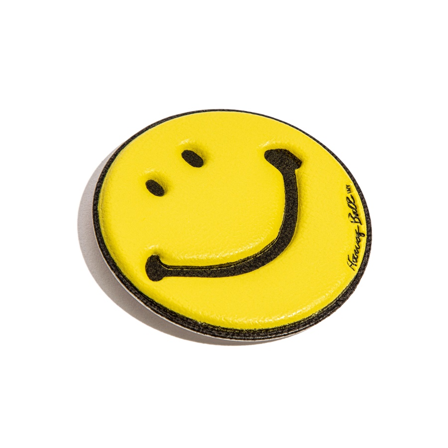 Fitflop SMILEY Faux Leather Stickers 2-Pack Yellow