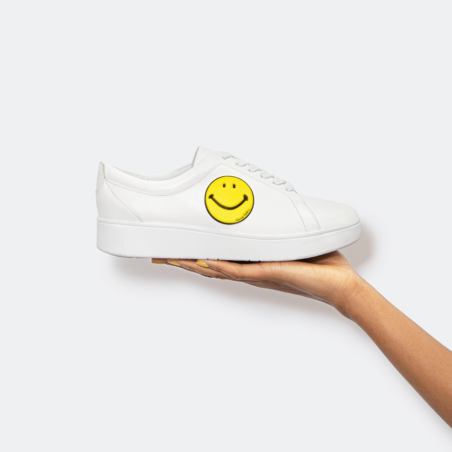 Fitflop SMILEY Faux Leather Stickers 2-Pack Yellow