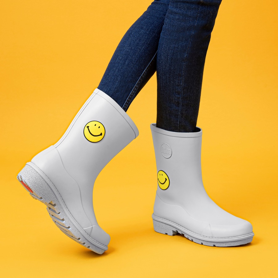 Fitflop SMILEY Rubber Stickers 2-Pack Yellow