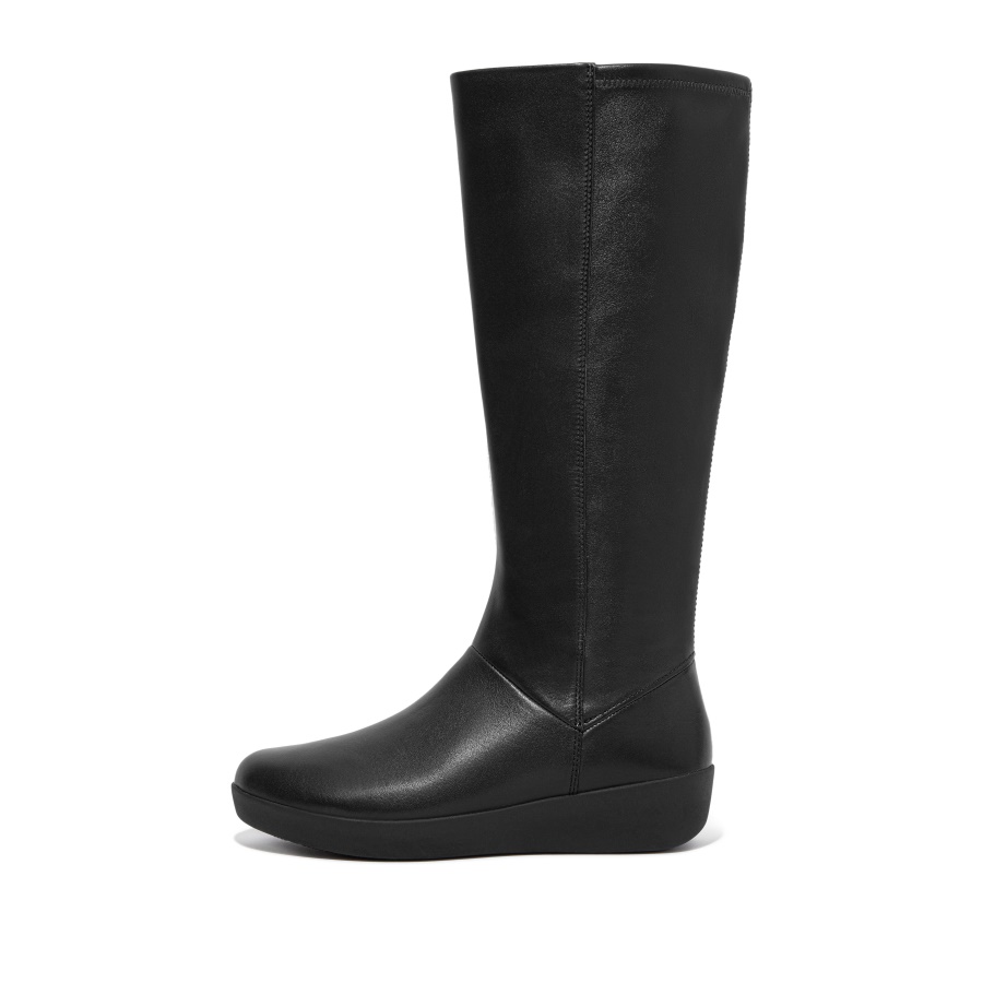 Fitflop SUMI Stretch Knee-High Boots All Black