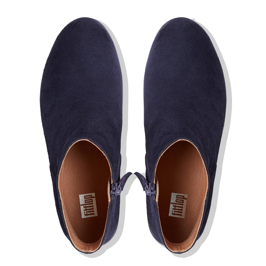 Fitflop SUMI Suede Ankle Boots Maritime Blue