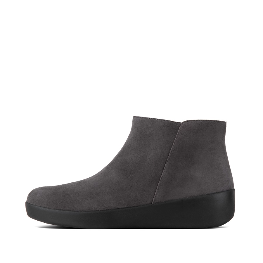 Fitflop SUMI Suede Ankle Boots Steel Grey