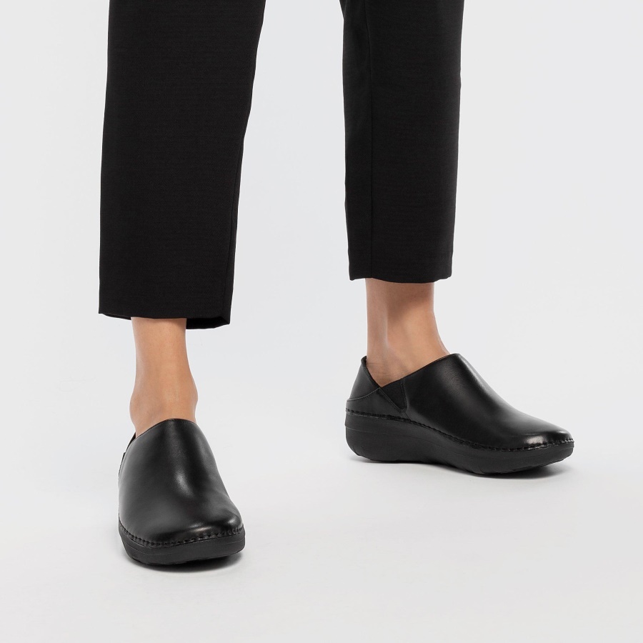 Fitflop SUPERLOAFER Leather Loafers All Black