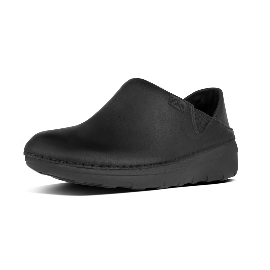 Fitflop SUPERLOAFER Leather Loafers All Black