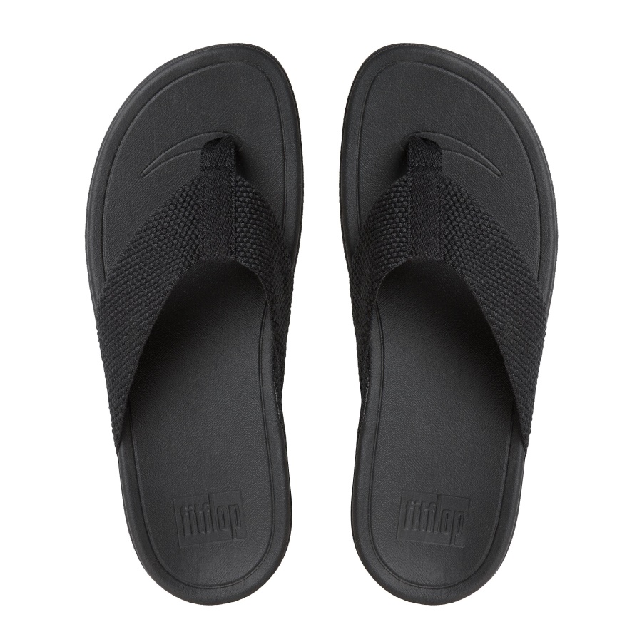 Fitflop SURFA Toe-Post Sandals Black