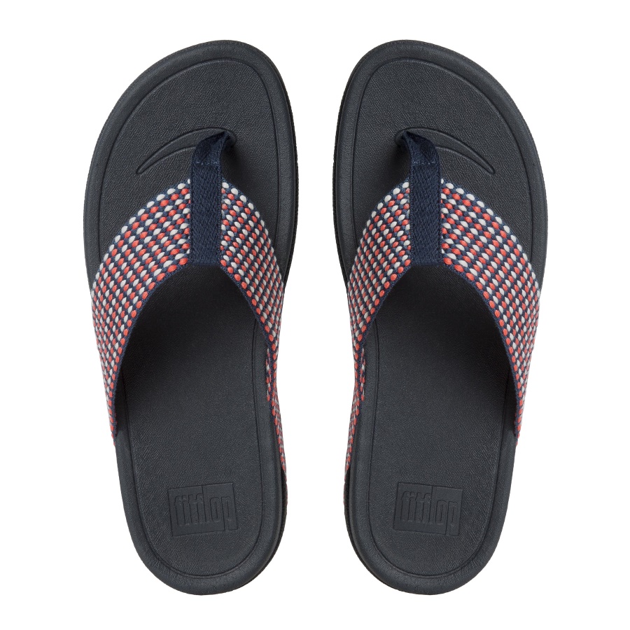 Fitflop SURFA Toe-Post Sandals Midnight Navy