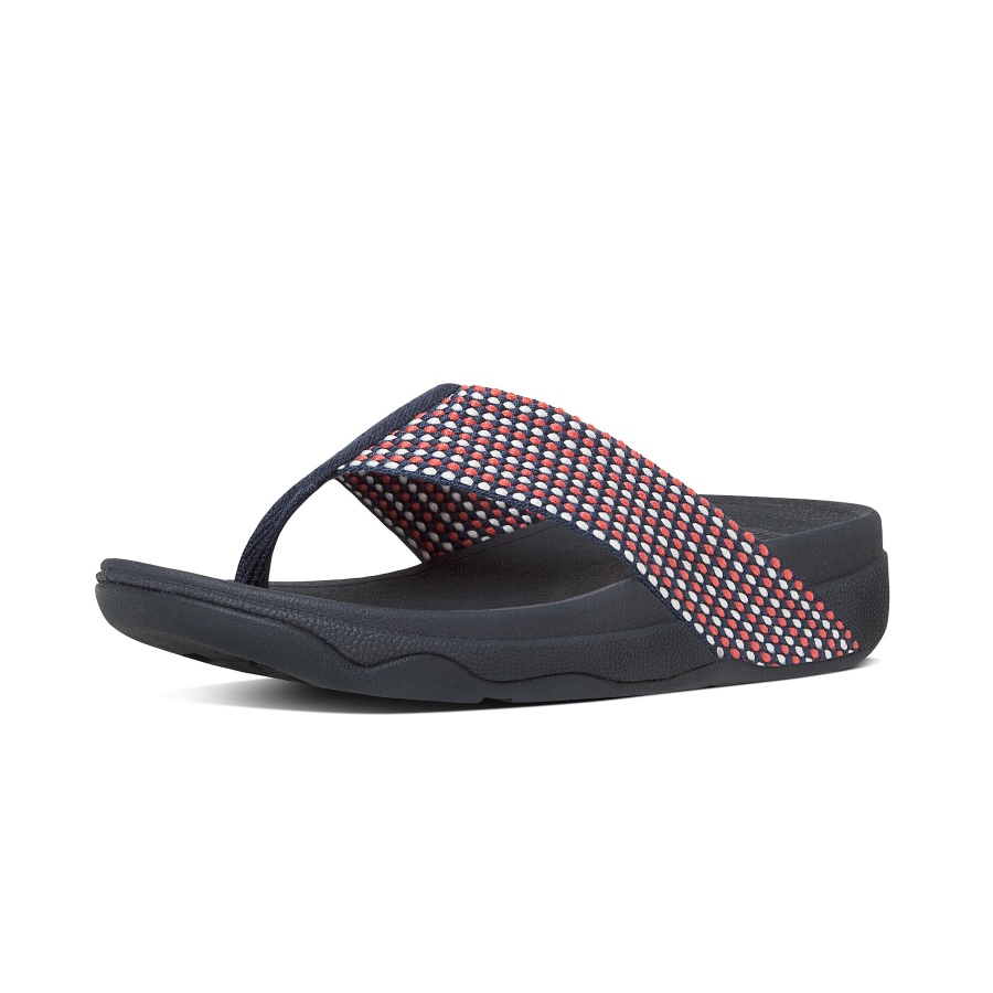 Fitflop SURFA Toe-Post Sandals Midnight Navy