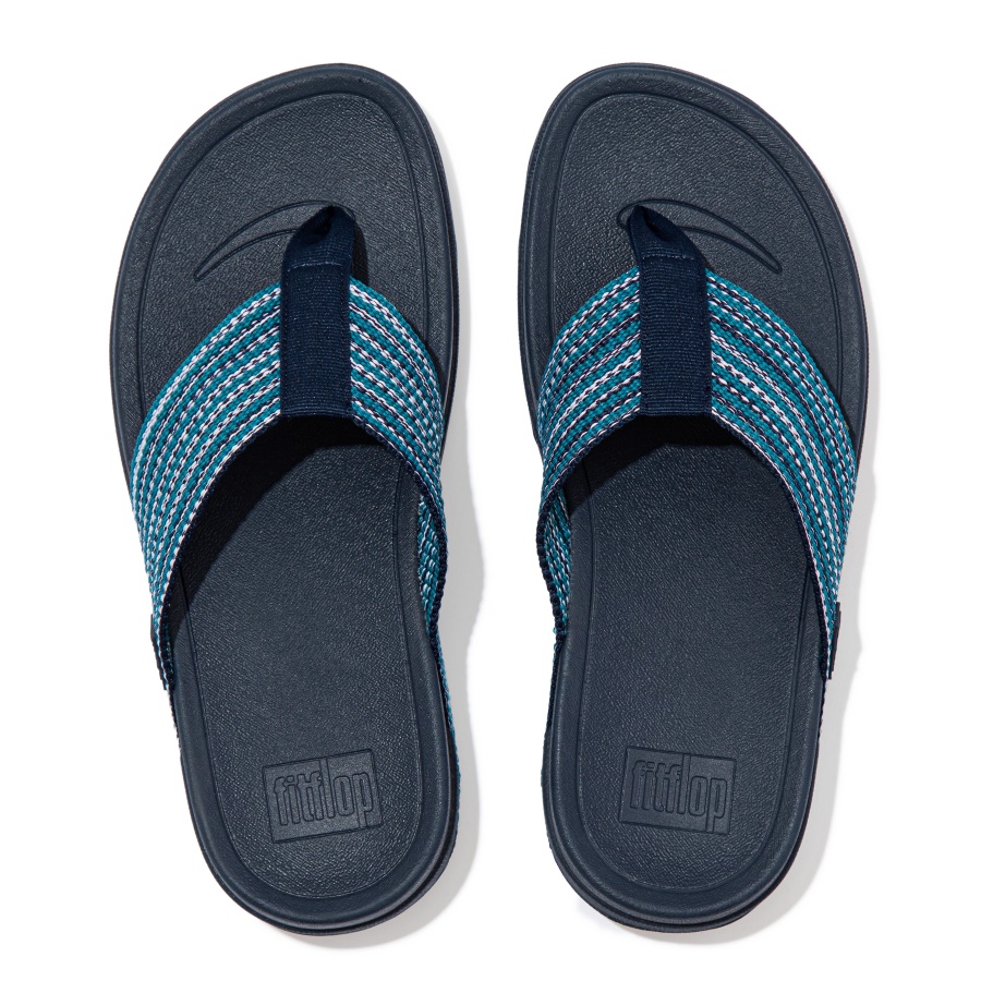 Fitflop SURFA Toe-Post Sandals Sea Blue