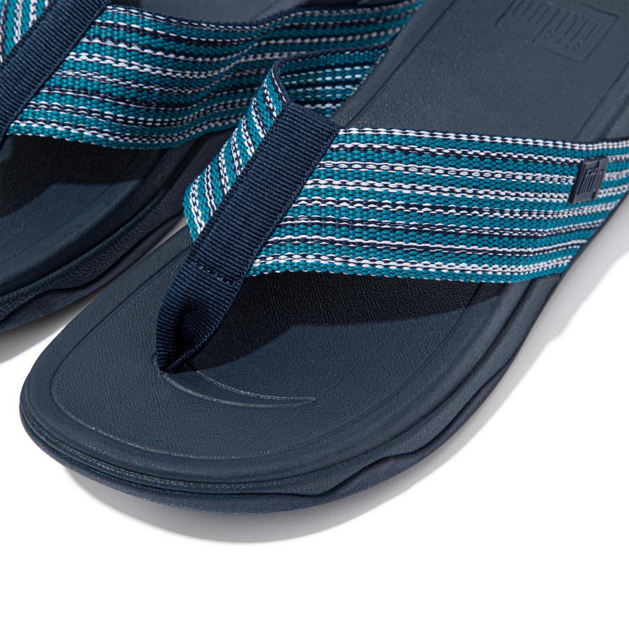 Fitflop SURFA Toe-Post Sandals Sea Blue