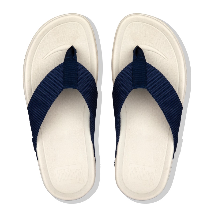 Fitflop SURFER Mens Toe-Post Sandals Midnight Navy