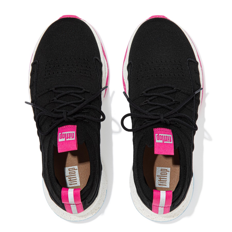 Fitflop VITAMIN FF e01 Knit Sports Sneakers Black Mix