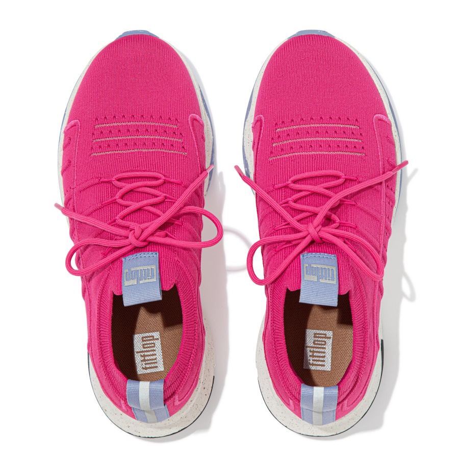 Fitflop VITAMIN FF e01 Knit Sports Sneakers Fuchsia Rose