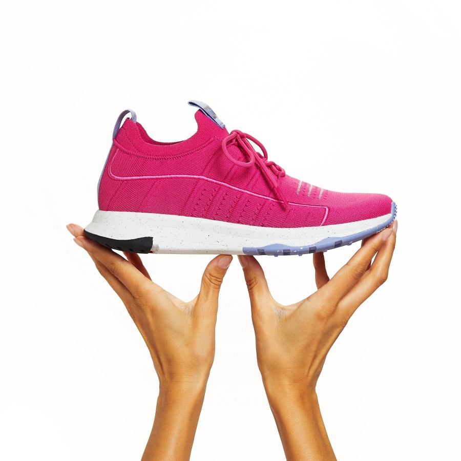 Fitflop VITAMIN FF e01 Knit Sports Sneakers Fuchsia Rose