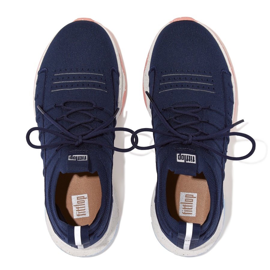 Fitflop VITAMIN FF e01 Knit Sports Sneakers Midnight Navy