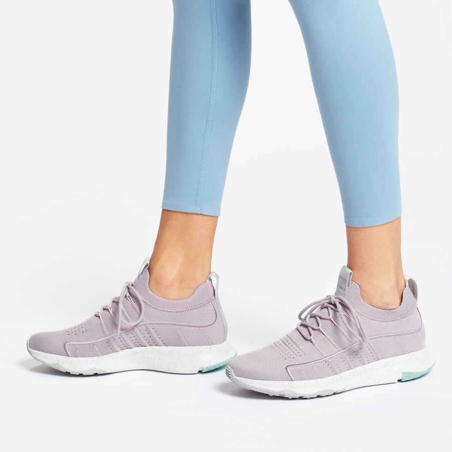 Fitflop VITAMIN FF e01 Knit Sports Sneakers Soft Lilac Mix