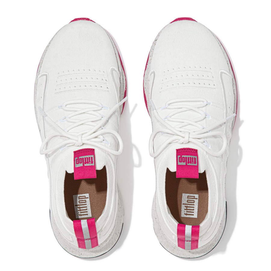 Fitflop VITAMIN FF e01 Knit Sports Sneakers Urban White Mix