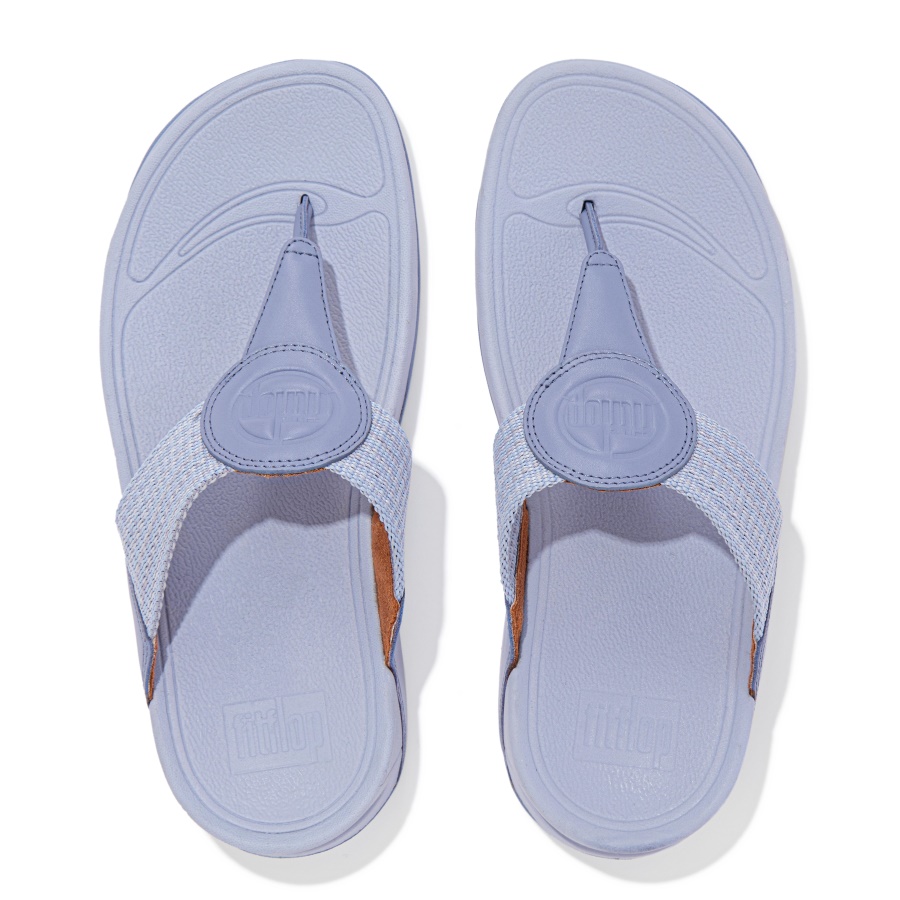 Fitflop WALKSTAR Finestripe Toe-Post Sandals Wild Lavender