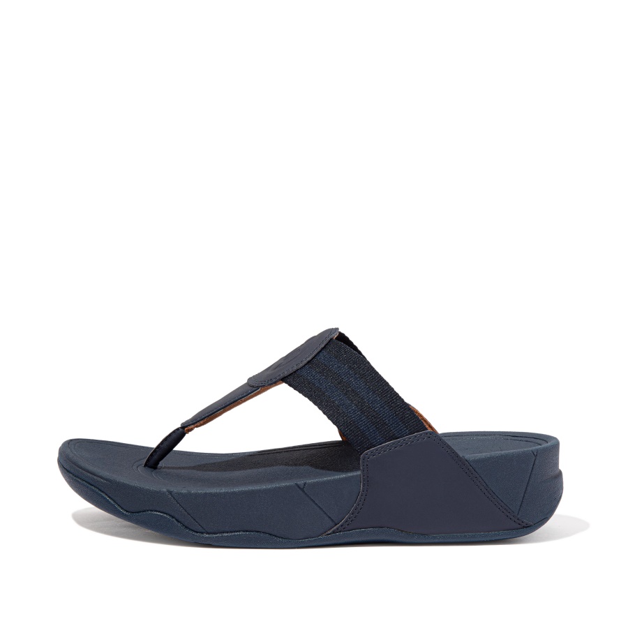 Fitflop WALKSTAR Webbing Toe-Post Sandals Midnight Navy