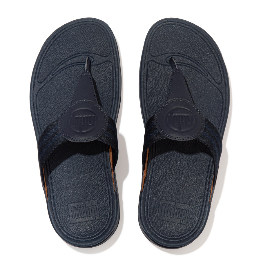 Fitflop WALKSTAR Webbing Toe-Post Sandals Midnight Navy