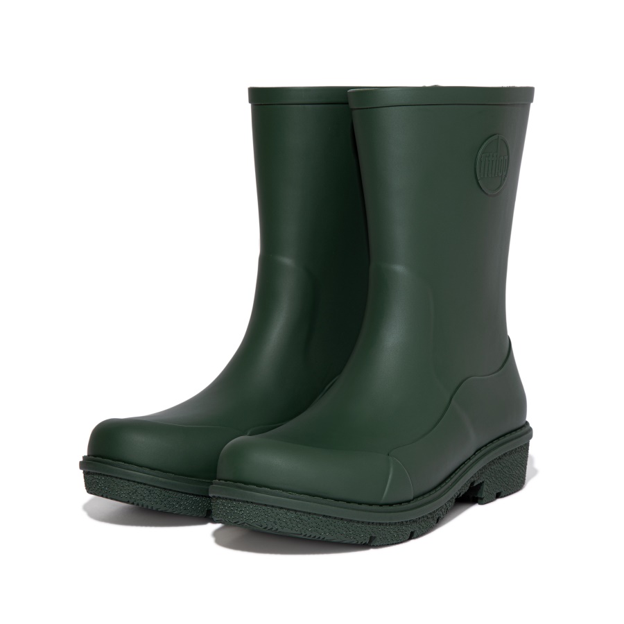 Fitflop WONDERWELLY Short Rain Boots Deep Green