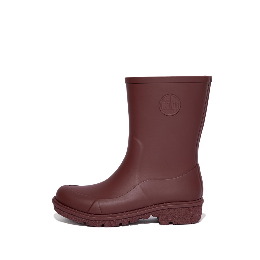 Fitflop WONDERWELLY Short Rain Boots Maroon