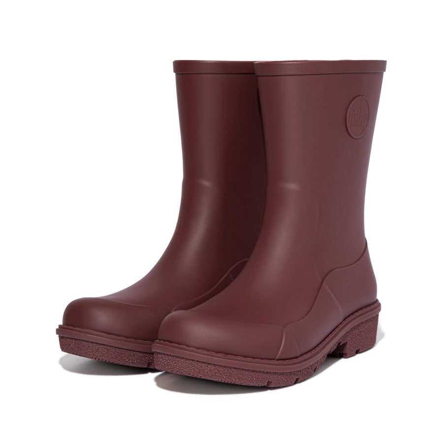 Fitflop WONDERWELLY Short Rain Boots Maroon