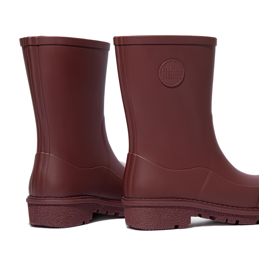 Fitflop WONDERWELLY Short Rain Boots Maroon