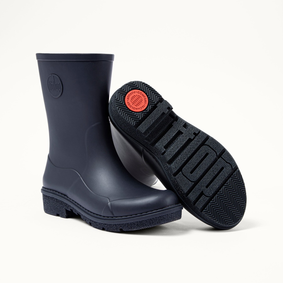 Fitflop WONDERWELLY Short Rain Boots Midnight Navy