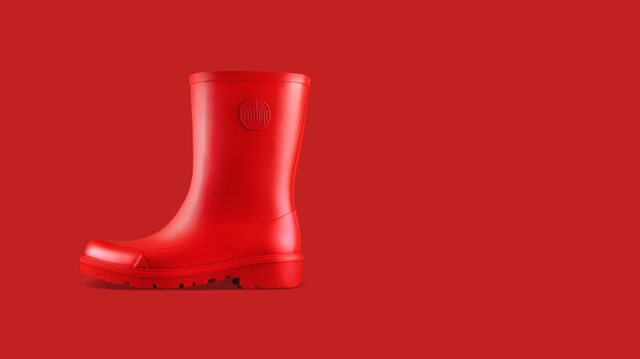 Fitflop WONDERWELLY Short Rain Boots Red